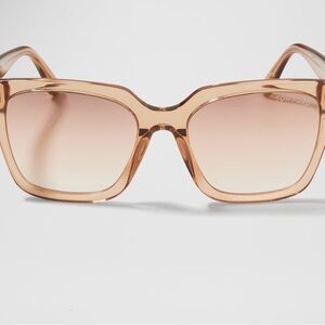 TOM FORD Selby Light Brown Mirrored Sunglasses